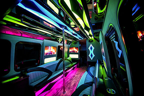 Party Bus Clean Interiors