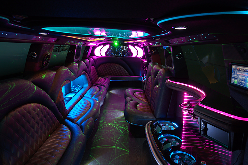 stretch limo smell fresh interior